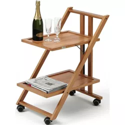 cumpără Măsuţă cafea Arredamenti Italia Simpaty, сервировочный столик на колесах, вишневое дерево în Chișinău 