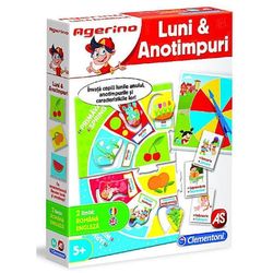 cumpără Puzzle miscellaneous 10123 Joc Educativ Agerino Invata Lunile si Anotimpurile 50844 în Chișinău 