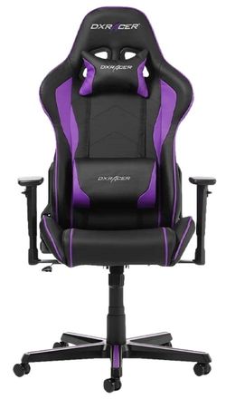 купить Gaming кресло DXRacer Formula GC-F08-NV-H1, Black/Violet в Кишинёве