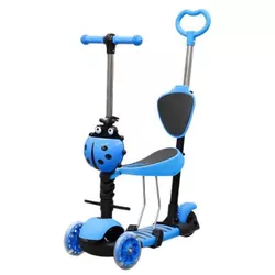 купить Самокат New World 0074 Trotineta pt copii 3in1 (albastru), 05307 в Кишинёве 