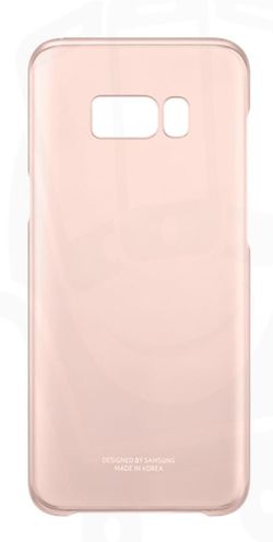cumpără Husă telefon Samsung EF-QG955, Galaxy S8+, Clear Cover, Pink în Chișinău