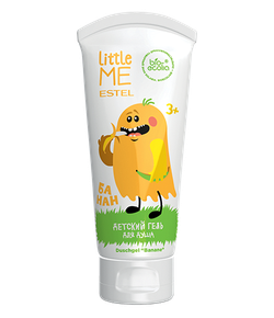 Gel de duș, ESTEL Little Me, 3+, 200 ml., Banană