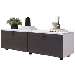 купить Тумба напольная для TV Mobildor-Lux ZEN (140x35x38H cm) PAL 8681, MDF SL-09 в Кишинёве 