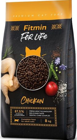 купить Корм для питомцев Fitmin Cat For Life Adult Chicken 8kg в Кишинёве 
