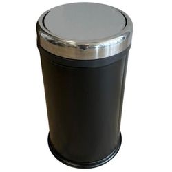 купить Урна для мусора Hydro S Practic 8l negru, cu capac 0430052 в Кишинёве 