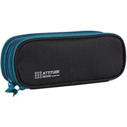 cumpără Penar școlar Deli DLBC214-BK Attitude, 23x5.5x9 см, черный în Chișinău 