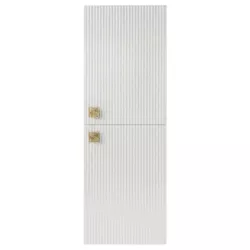 купить Шкаф-пенал Mashtab S12322 Toledo suspendat, 2 uși, 400x350x1200 Alb в Кишинёве 