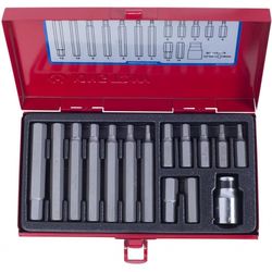 cumpără Set de tubulare, bite, duze King Tony 1015MQ вставки (биты) HEX 6 гран. 10мм, 4-12мм, 15 пр. în Chișinău 