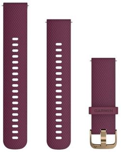 купить Аксессуар для моб. устройства Garmin Quick Release Bands (20 mm) Berry with Light Gold Hardware в Кишинёве