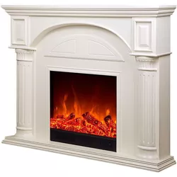 купить Камин электрический ArtFlame Lisabona mini, 1020x1200x330 mm, Alb в Кишинёве 