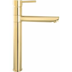 купить Смеситель для умывальника Ferro FIESTA BFI2LG (lavoar inalta) auriu в Кишинёве 