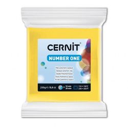 Полимерная глина CERNIT N1 250г, жёлтый №700