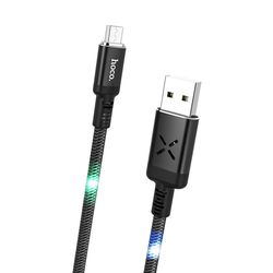 Hoco Cable USB to Micro USB U63 Spirit 2.4A 1.2m, White