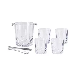 cumpără Veselă pentru băuturi Excellent Houseware 56570 Set pentru whiskey, 6 piese: 4 pahare, frapiera, cleste în Chișinău 