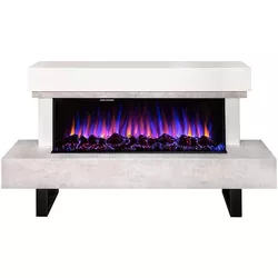 купить Камин электрический ArtFlame Monro & Dalas, 750x1400x300 mm, Alb в Кишинёве 