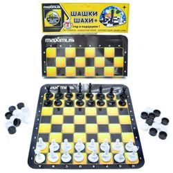 cumpără Joc educativ de masă Maximus MX5446 Joc de masă Șah + dame în Chișinău 