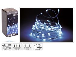 Огни новогодние "Нить" 120microLED белый, 12m