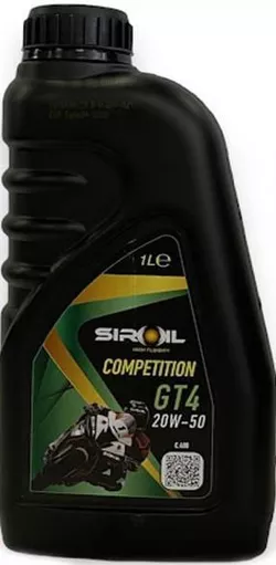 купить Масло Siroil 4T 20W50 1l COMPETITION GT4 (SIR40801) в Кишинёве 