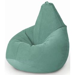 cumpără Fotoliu BeanBag BeanBag BM5846, Кресло Груша из велюра Standart, с двойным чехлом, XL, Ментоловый în Chișinău 