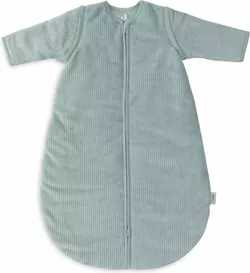cumpără Lenjerie de pat pentru copii Jollein 016-541-67105 rotund cu maneci detasabile Rib Sea Green, 90 cm în Chișinău 