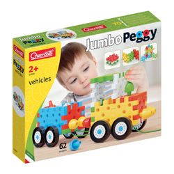 Quercetti Конструктор "Jumbo Peggy Vehicles" (62 дет.)
