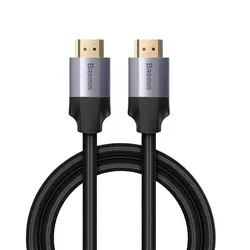 cumpără Cablu pentru AV Baseus CAKSX-C0G HDMI M to HDMI M 2m 4K Enjoyment Gray, gold-plated în Chișinău 