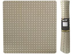 Коврик для душа 54X54cm MSV Premium "Квадраты" беж, резинов