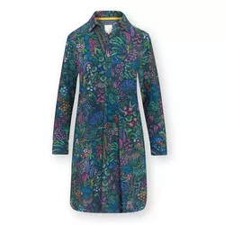 купить Домашний текстиль Pip Studio 51.503.572 Daaltje Long Sleeve Nightdress Querida Dark Blue L Dark Blue в Кишинёве 