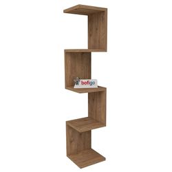 купить Офисный стеллаж Bofigo Зигзаг, 23x23x111 см, Дуб (15-12-02) в Кишинёве 