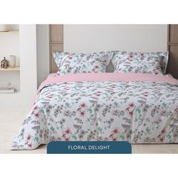 cumpără Lenjerie de pat Relaxe Home Lenjerie de pat Soft Dreams (EURO) (200x220) (Floral Delight) în Chișinău 