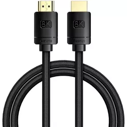 купить Кабель для AV Baseus CAKGQ-K01 HDMI to HDMI, V1.4, High Speed, 8K@60Hz 2M, High Definition Series, Black в Кишинёве 