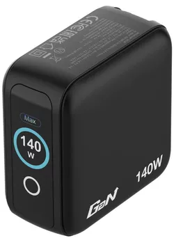 купить Зарядное устройство сетевое Verbatim VER_30240 Mini GaN Charger with Display 140W в Кишинёве 