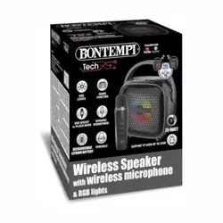 cumpără Jucărie muzicală Bontempi 491001 Set karaoke portabil cu microfon si lumina 491001 în Chișinău 