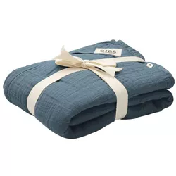 cumpără Accesoriu pentru înfășat BIBS 9402260 Paturica de muselina Swaddle Petrol, 120x120cm în Chișinău 