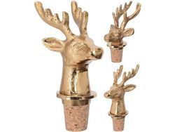 Dop pentru sticla "Cerb" 9.5cm, metal, auriu