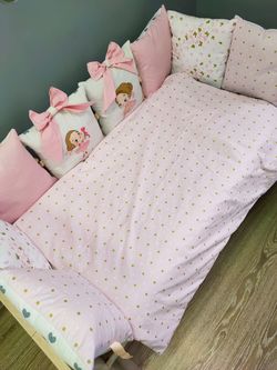Комплект постельного белья в кроватку Pampy Pink Princess