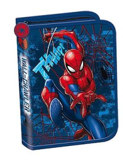 купить Школьный пенал St.RIGHT 57835 Penar 1zip, 20.5x14x3.5cm, Spiderman, textil в Кишинёве 