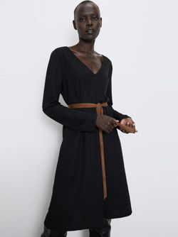 Платье ZARA Чёрный 5580/648/800