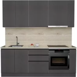 купить Мебель для кухни ArtFlame GOLA Storm Grey (2.2 m.l.) в Кишинёве 