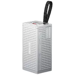 купить Аккумулятор внешний USB (Powerbank) Remax RPP-673 10KmAh Outdor 20W+22,5W Silver в Кишинёве 