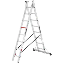 купить Лестница Cagsan TSA5 двухсекционная, 2x8 ст, H=4.12m, макс.нагрузка150kg в Кишинёве 