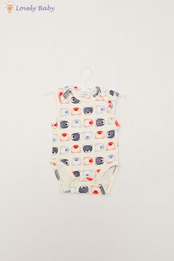 Боди B05,мишка с бантиком
