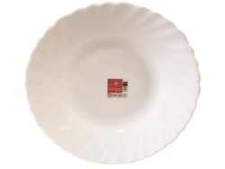 Тарелка глубокая 22.5cm Prima, белая, стеклокерамика