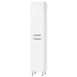 купить Шкаф-пенал Mashtab 12340 Agat cu coș 450x350x1900 Alb в Кишинёве 