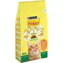 cumpără Hrană pentru animale de companie Purina Friskies Indoor hr.usc. p/pisici (pui,legume) 10kg (1) în Chișinău 