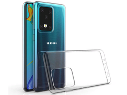 Cellular Sam. (Gal. S20 +), Rubber Case Fine, Transparent