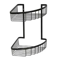 купить Полка для ванной Hydro S 0430371 coltar dubla, p/u baie, HOLA, Inox/Neagra в Кишинёве 