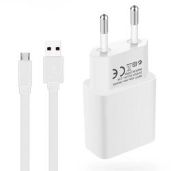 cumpără Încărcător cu fir Screen Geeks USB 2,4A cu cablu micro, 10Watt, alb (SC-35) în Chișinău