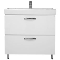 купить Шкаф под умывальник Mashtab 11498 Agat 2 sertare 90cm Alb в Кишинёве 