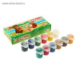 Гуашь Луч Zoo 12 ц.